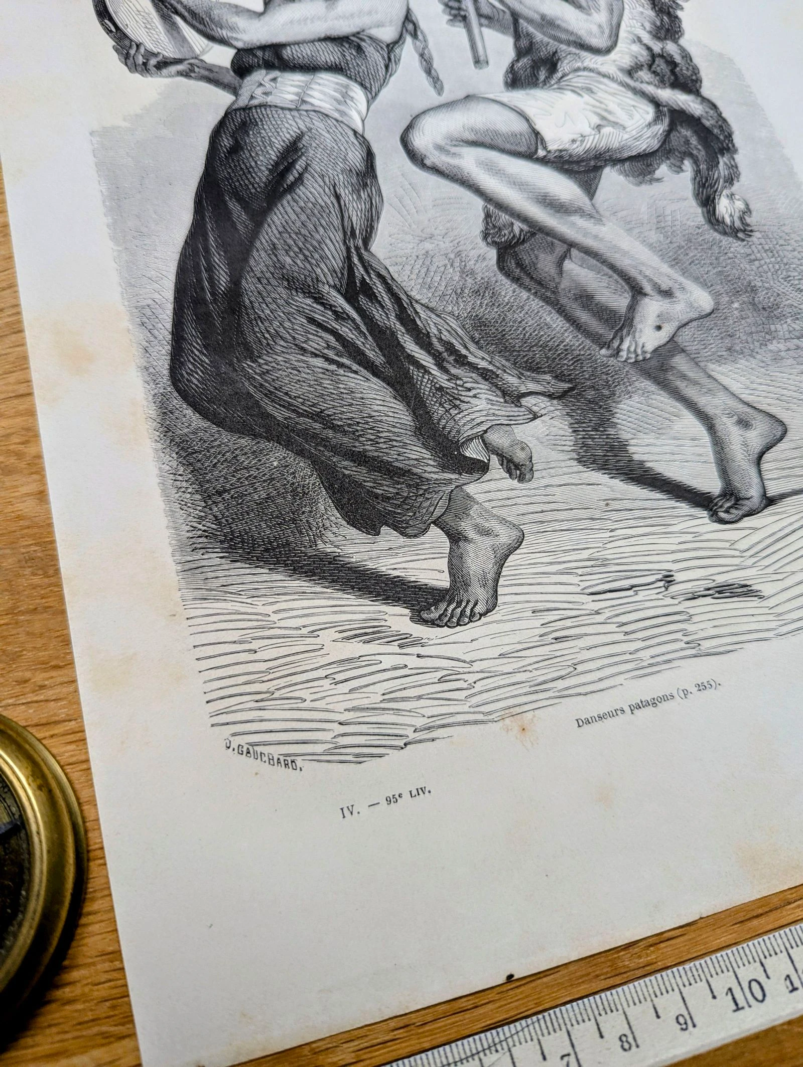 Danseurs Patagons, ilustração impressa em 1861. – photo 7